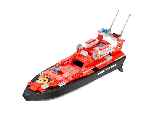 Радиоуправляемый катер Flytec V102 конструктор 2 в 1 (159 деталей) 2.4G RTR Flytec-V102 в Москве