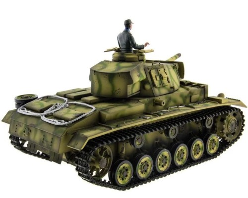 Р/У танк Taigen 1/16 Panzerkampfwagen III (Германия) HC (для ИК танкового боя) V3 2.4G RTR TG3848-1HC-IR3.0 в Москве