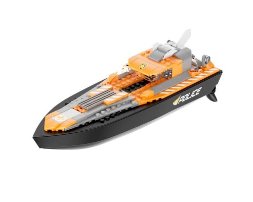 Радиоуправляемый катер Flytec V101 конструктор 4 в 1 (140 деталей) 2.4G RTR Flytec-V101 в Москве
