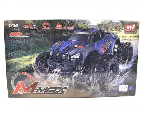 Радиоуправляемый монстр Remo Hobby MMAX Brushless UPGRADE (синий) 4WD 2.4G 1/10 RTR RH1035UPG-BLUE в Орехово-Зуево Радиоуправляемый монстр Remo Hobby MMAX Brushless UPGRADE (синий) 4WD 2.4G 1/10 RTR RH1035UPG-BLUE в Орехово-Зуево
