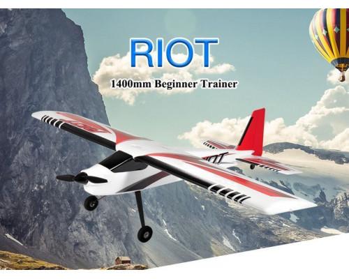 Радиоуправляемый самолет Top RC Riot 1400мм 2.4G 4-ch LiPo RTF