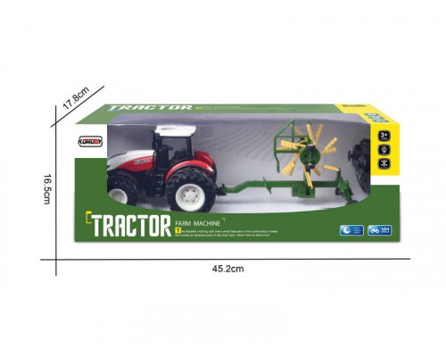 Р/У фермерский трактор Korody с роторной косилкой, широкие колеса 1/24 2.4G 6CH RTR KR6637K в Каспийске Р/У фермерский трактор Korody с роторной косилкой, широкие колеса 1/24 2.4G 6CH RTR KR6637K в Каспийске