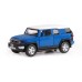 Машина "АВТОПАНОРАМА" Toyota FJ Cruiser, синий, 1/32, свет, звук, инерция, в/к 17,5*13,5*9 см JB1251138 в Москве