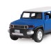 Машина "АВТОПАНОРАМА" Toyota FJ Cruiser, синий, 1/32, свет, звук, инерция, в/к 17,5*13,5*9 см JB1251138 в Москве