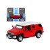Машина "АВТОПАНОРАМА" Toyota FJ Cruiser, красный, 1/43, инерция, в/к 17,5*12,5*6,5 см JB1251265 в Москве
