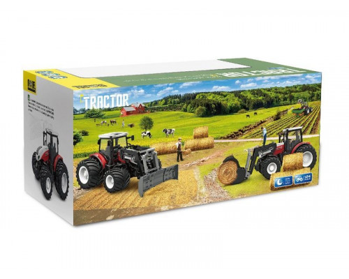 Р/У фермерский трактор Korody с сеноподборщиком, двойные колеса 1/24 2.4G 6CH RTR KR6636B в Каспийске Р/У фермерский трактор Korody с сеноподборщиком, двойные колеса 1/24 2.4G 6CH RTR KR6636B в Каспийске