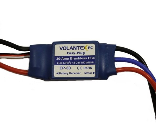 Регулятор скорости бесколлекторный 30A-XT60 для самолета Volantex RC Ranger 1600 PE1255 в Москве Регулятор скорости бесколлекторный 30A-XT60 для самолета Volantex RC Ranger 1600 PE1255 в Москве