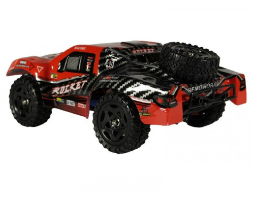 Радиоуправляемый шорт-корс Remo Hobby Rocket Brushless UPGRADE V2.0 (красный) 4WD 2.4G 1/16 RTR