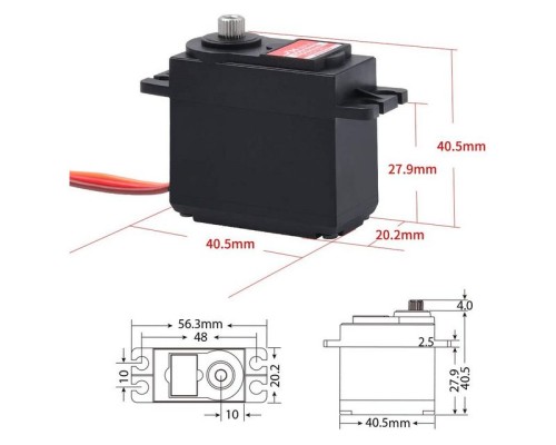 Сервомашинка цифровая JX Servo PDI-5508MG (55.6г/8.2/0.07/6V) стандартная PDI-5508MG в Москве Сервомашинка цифровая JX Servo PDI-5508MG (55.6г/8.2/0.07/6V) стандартная PDI-5508MG в Москве