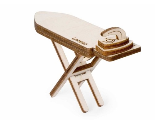 Деревянный конструктор Lemmo МОДЕЛЬ "НАБОР МЕБЕЛИ БЫТОВАЯ ТЕХНИКА", 100 деталей LM-0169 в Москве