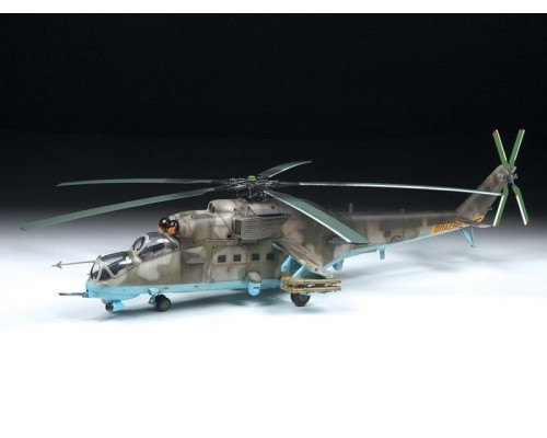 Сборная модель ZVEZDA Российский ударный вертолет Ми-35М, 1/48 ZV-4813 в Щелково Сборная модель ZVEZDA Российский ударный вертолет Ми-35М, 1/48 ZV-4813 в Щелково