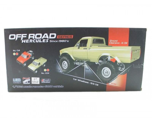 Р/У машина WPL Трофи Hercules (желтая) 1/16+акб 2.4G RTR C-14-Y в Москве Р/У машина WPL Трофи Hercules (желтая) 1/16+акб 2.4G RTR C-14-Y в Москве