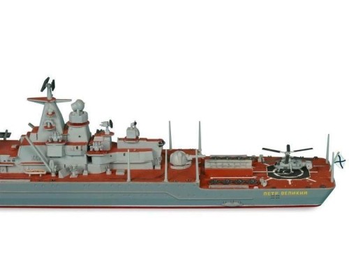 Сборная модель ZVEZDA Российский атомный ракетный крейсер “Петр Великий”, подарочный набор, 1/700 ZV-9017П в Москве Сборная модель ZVEZDA Российский атомный ракетный крейсер “Петр Великий”, подарочный набор, 1/700 ZV-9017П в Москве