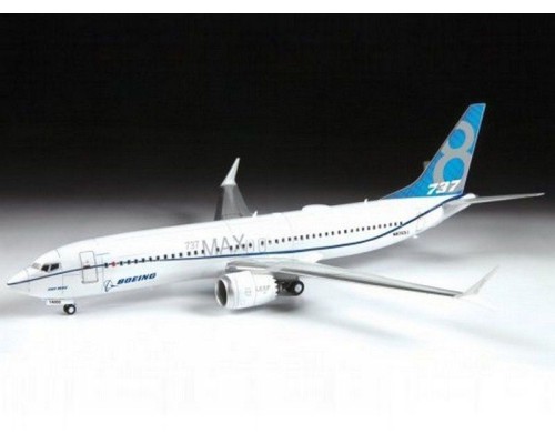 Сборная модель ZVEZDA Пассажирский авиалайнер Боинг 737-8 MAX, 1/144 ZV-7026 в Москве