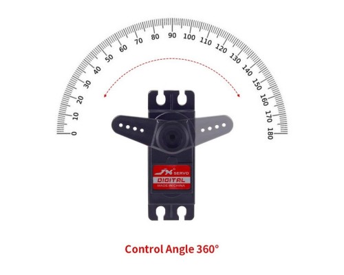 Сервомашинка цифровая JX Servo PDI-6221MG-360 (62г/20.32/0.16/6V) стандартная PDI-6221MG-360 в Москве