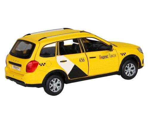 Машина "АВТОПАНОРАМА" Яндекс.Такси LADA GRANTA CROSS, желтый, 1/24, в/к 24,5*12,5*10,5 см JB1251347 в Москве Машина "АВТОПАНОРАМА" Яндекс.Такси LADA GRANTA CROSS, желтый, 1/24, в/к 24,5*12,5*10,5 см JB1251347 в Москве