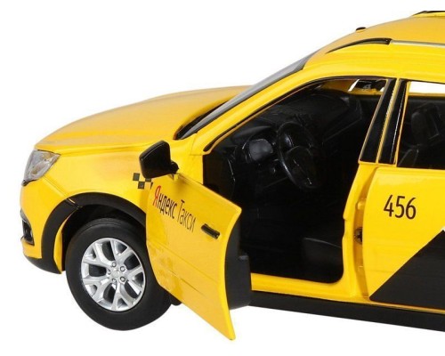 Машина "АВТОПАНОРАМА" Яндекс.Такси LADA GRANTA CROSS, желтый, 1/24, в/к 24,5*12,5*10,5 см JB1251347 в Москве Машина "АВТОПАНОРАМА" Яндекс.Такси LADA GRANTA CROSS, желтый, 1/24, в/к 24,5*12,5*10,5 см JB1251347 в Москве