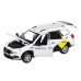 Машина "АВТОПАНОРАМА" Яндекс.Такси LADA GRANTA CROSS, белый, 1/24, свет, звук, в/к 24,5*12,5*10,5см JB1251346 в Москве