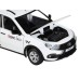 Машина "АВТОПАНОРАМА" Яндекс.Такси LADA GRANTA CROSS, белый, 1/24, свет, звук, в/к 24,5*12,5*10,5см JB1251346 в Москве