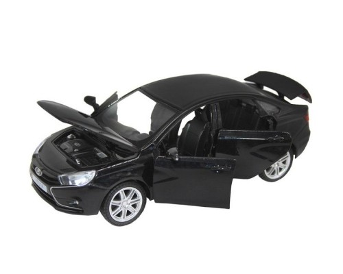 Машина "АВТОПАНОРАМА" LADA VESTA седан, 1/24, черный металлик, свет, звук, в/к 24,5*12,5*10,5 см JB1251150 в Москве Машина "АВТОПАНОРАМА" LADA VESTA седан, 1/24, черный металлик, свет, звук, в/к 24,5*12,5*10,5 см JB1251150 в Москве