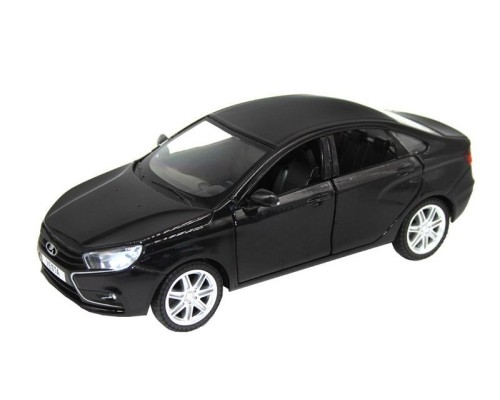 Машина "АВТОПАНОРАМА" LADA VESTA седан, 1/24, черный металлик, свет, звук, в/к 24,5*12,5*10,5 см JB1251150 в Москве Машина "АВТОПАНОРАМА" LADA VESTA седан, 1/24, черный металлик, свет, звук, в/к 24,5*12,5*10,5 см JB1251150 в Москве