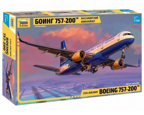 Сборная модель ZVEZDA Пассажирский авиалайнер Боинг-757-200, 1/144 ZV-7032 в Москве Сборная модель ZVEZDA Пассажирский авиалайнер Боинг-757-200, 1/144 ZV-7032 в Москве