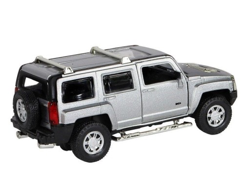 Машина "АВТОПАНОРАМА" Hummer H3, серебряный, 1/32, свет, звук, инерция, в/к 17,5*13,5*9 см JB1251393 в Москве Машина "АВТОПАНОРАМА" Hummer H3, серебряный, 1/32, свет, звук, инерция, в/к 17,5*13,5*9 см JB1251393 в Москве