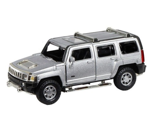 Машина "АВТОПАНОРАМА" Hummer H3, серебряный, 1/32, свет, звук, инерция, в/к 17,5*13,5*9 см JB1251393 в Москве Машина "АВТОПАНОРАМА" Hummer H3, серебряный, 1/32, свет, звук, инерция, в/к 17,5*13,5*9 см JB1251393 в Москве