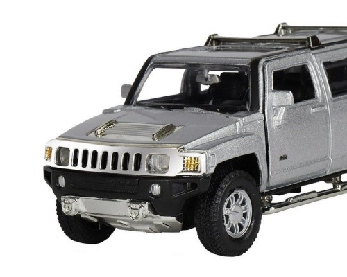 Машина "АВТОПАНОРАМА" Hummer H3, серебряный, 1/32, свет, звук, инерция, в/к 17,5*13,5*9 см JB1251393 в Москве Машина "АВТОПАНОРАМА" Hummer H3, серебряный, 1/32, свет, звук, инерция, в/к 17,5*13,5*9 см JB1251393 в Москве