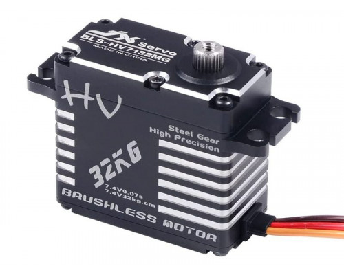 Сервомашинка цифровая JX Servo BLS-HV7132MG (71г/32.5/0.07/7.4V) бесколлекторная, Full metal