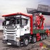 Радиоуправляемый конструктор RCM большой грузовик с погрузчиком (3925 деталей)