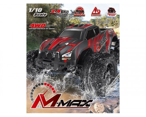 Радиоуправляемый монстр Remo Hobby MMAX (красный) 4WD 2.4G 1/10 RTR RH1031-RED в Нижнем Новгороде Радиоуправляемый монстр Remo Hobby MMAX (красный) 4WD 2.4G 1/10 RTR RH1031-RED в Нижнем Новгороде