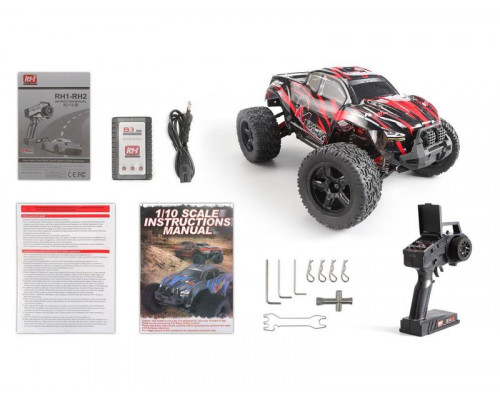 Радиоуправляемый монстр Remo Hobby MMAX (красный) 4WD 2.4G 1/10 RTR RH1031-RED в Нижнем Новгороде Радиоуправляемый монстр Remo Hobby MMAX (красный) 4WD 2.4G 1/10 RTR RH1031-RED в Нижнем Новгороде