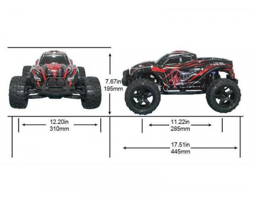 Радиоуправляемый монстр Remo Hobby MMAX (красный) 4WD 2.4G 1/10 RTR RH1031-RED в Нижнем Новгороде Радиоуправляемый монстр Remo Hobby MMAX (красный) 4WD 2.4G 1/10 RTR RH1031-RED в Нижнем Новгороде