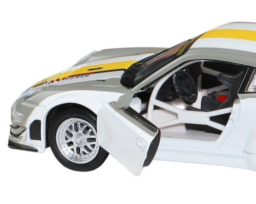 Машина "АВТОПАНОРАМА" Porsche 911 GT3 RSR, серебряный, 1/32, свет, звук, инерция, в/к 17,5*13,5*9см JB1251306 в Москве Машина "АВТОПАНОРАМА" Porsche 911 GT3 RSR, серебряный, 1/32, свет, звук, инерция, в/к 17,5*13,5*9см JB1251306 в Москве