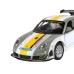 Машина "АВТОПАНОРАМА" Porsche 911 GT3 RSR, серебряный, 1/32, свет, звук, инерция, в/к 17,5*13,5*9см JB1251306 в Москве