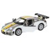 Машина "АВТОПАНОРАМА" Porsche 911 GT3 RSR, серебряный, 1/32, свет, звук, инерция, в/к 17,5*13,5*9см JB1251306 в Москве