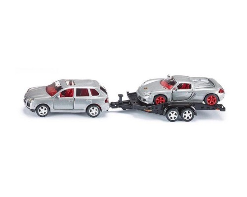 Машина Siku 2544 Porsche с прицепом и спорткаром Porsche GT, 1/55 SIKU2544 в Москве Машина Siku 2544 Porsche с прицепом и спорткаром Porsche GT, 1/55 SIKU2544 в Москве