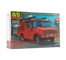 Сборная модель AVD Пожарная автоцистерна Ikarus-526, 1/43