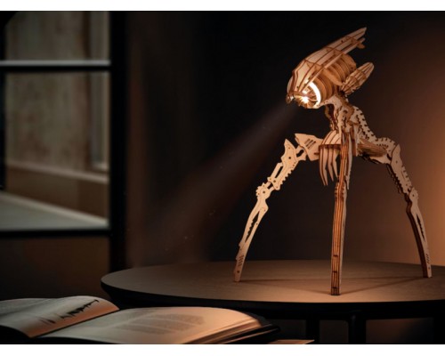 Деревянный конструктор Lemmo Модель Светильник "Захватчик миров", 183 детали LM-0211 в Москве