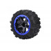Колесо в сборе для Remo Hobby RH8035/36 (правое синее), 1шт. P3978B-R в Энгельсе