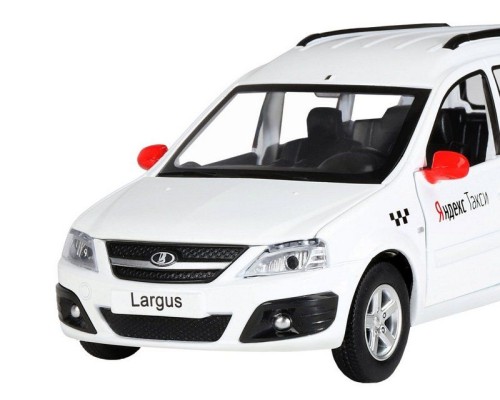 Машина "АВТОПАНОРАМА" Яндекс.Такси LADA LARGUS, белый, 1/24, свет, звук, в/к 24,5*12,5*10,5 см JB1251343 в Москве Машина "АВТОПАНОРАМА" Яндекс.Такси LADA LARGUS, белый, 1/24, свет, звук, в/к 24,5*12,5*10,5 см JB1251343 в Москве