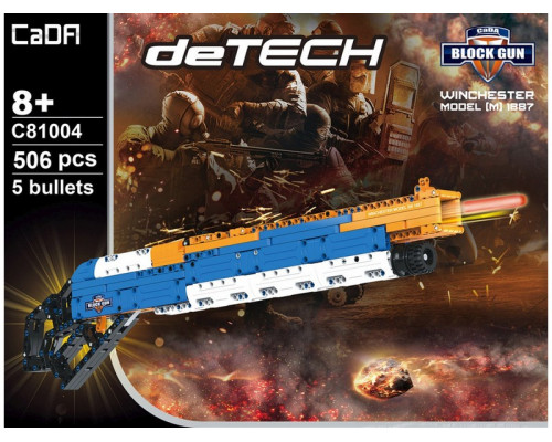 Конструктор CaDA Technic дробовик M1887, стреляет пульками (506 деталей) C81004W в Перми Конструктор CaDA Technic дробовик M1887, стреляет пульками (506 деталей) C81004W в Перми
