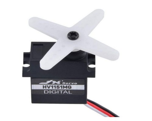 Сервомашинка цифровая JX Servo PDI-HV1151MG (15г/4.5/0.1/8.4V) влагозащищенная PDI-HV1151MG в Москве
