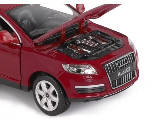 Машина "АВТОПАНОРАМА" Audi Q7, бордовый, 1/24, в/к 24,5*12,5*10,5 см JB1251130 в Москве