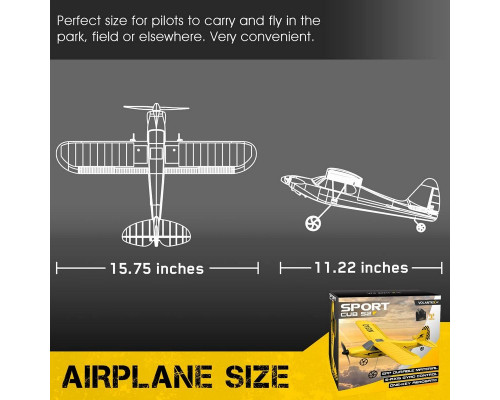 Радиоуправляемый самолет Volantex RC Sport Cub 400мм (желтый) 2.4G 3ch LiPo RTF with Gyro EXA76114R в Москве Радиоуправляемый самолет Volantex RC Sport Cub 400мм (желтый) 2.4G 3ch LiPo RTF with Gyro EXA76114R в Москве