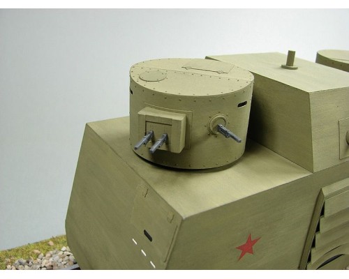 Сборная картонная модель Shipyard бронедрезина Leningrad(№43), 1/25 MK012 в Москве
