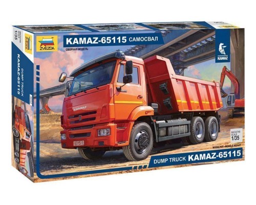 Сборная модель ZVEZDA KAMAZ-65115 самосвал, 1/35 ZV-3650 в Москве
