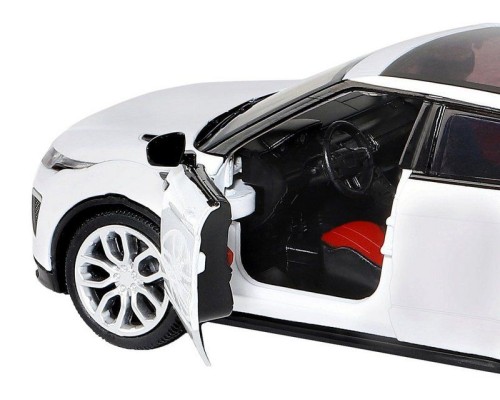 Машина "АВТОПАНОРАМА" Range Rover Evoque, белый, 1/32, свет, звук, инерция, в/к 17,5*13,5*9 см JB1251329 в Москве Машина "АВТОПАНОРАМА" Range Rover Evoque, белый, 1/32, свет, звук, инерция, в/к 17,5*13,5*9 см JB1251329 в Москве