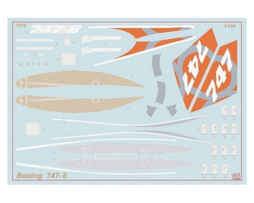 Сборная модель ZVEZDA Пассажирский авиалайнер Боинг 747-8, 1/144 ZV-7010 в Москве